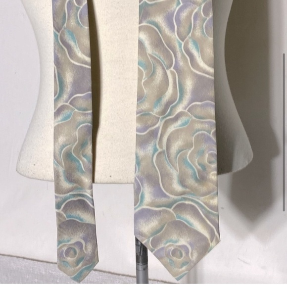 Boss Hugo Boss Pastel Floral Cotton Tie - Picture 3 of 8